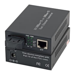 EFB Elektronik EL028V2 convertisseur de support réseau 1000 Mbit/s Noir