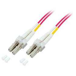 EFB Elektronik LWL Duplex Patchkabel LC - LC 0,5m 50/12 câble de fibre optique OM4 Violet
