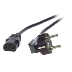 EFB Elektronik EK504.2 câble électrique Noir 2 m Prise d'alimentation type F Coupleur C13