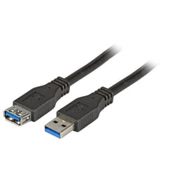 EFB Elektronik K5237.1,8 câble USB 1,8 m USB 3.2 Gen 1 (3.1 Gen 1) USB A Noir