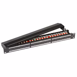 EFB Elektronik 37656.1, Cat6a, Noir, Métal, Montage de rack, 1U, 482,6 mm
