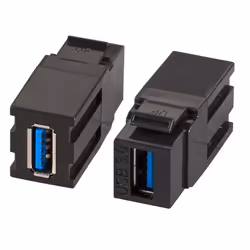 EFB Elektronik EB537, USB-A, USB-A, Noir