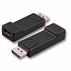 EFB Elektronik DisplayPort - HDMI, M/F, DisplayPort, HDMI, Noir