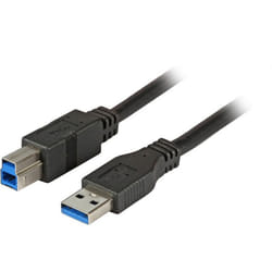 EFB Elektronik K5247SW.3 câble USB 3 m USB 3.2 Gen 1 (3.1 Gen 1) USB A USB B Noir