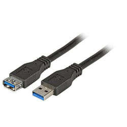EFB Elektronik 1m USB 3.0 câble USB USB 3.2 Gen 1 (3.1 Gen 1) USB A Noir