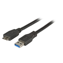 EFB Elektronik K5295SW.1 câble USB 1 m USB 3.2 Gen 1 (3.1 Gen 1) USB A Micro-USB B Noir