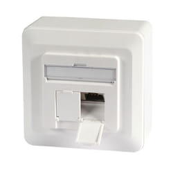 EFB Elektronik ET-25133AV5-R prise de courant 2 x RJ-45 Blanc