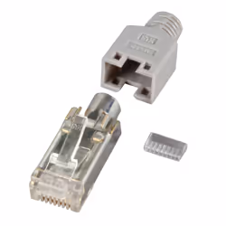 EFB Elektronik H7540.12-1, RJ-45, Gris, Mâle, Droit, Cat5e, 1 pièce(s)