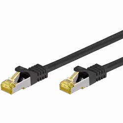 Techly ICOC R7-7SS-300-BK, 30 m, Cat7, S/FTP (S-STP), RJ-45, RJ-45