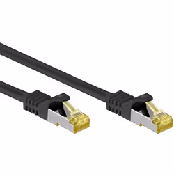 Techly ICOC R7-7SS-300-BK câble de réseau Noir 30 m Cat7 S/FTP (S-STP)