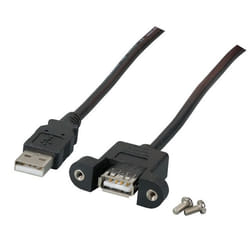 EFB Elektronik K5291SW.0,5V2 câble USB 0,5 m USB 2.0 USB A Noir