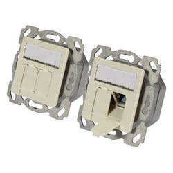 EFB Elektronik ET-25133.1V1 prise de courant 2 x RJ-45 Blanc