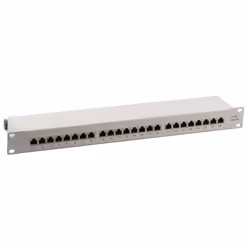 EFB Elektronik 37666.1M, 10000 Mbit/s, RJ-45, Or, Cat6a, Gris, Montage de rack