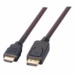 EFB Elektronik K5561SW.2V2, 2 m, DisplayPort, HDMI, Mâle, Mâle, Cuivre