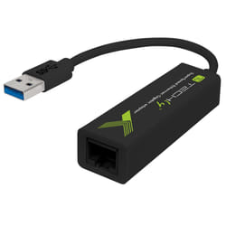 Techly IDATA USB-ETGIGA3T2 câble de réseau Noir 0,1 m