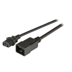 EFB Elektronik EK531.1,8V2 câble électrique Noir 1,8 m Coupleur C20 Coupleur C13