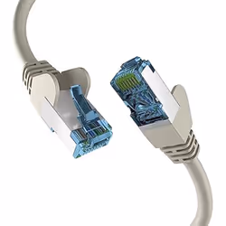 Câble patch RJ45 - EFB-ELEKTRONIK - Catégorie 7 - 25 m - RJ45 Cat.6a - Couleur gris