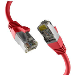 EFB Elektronik EC020200288 câble de réseau Rouge 0,25 m Cat8.1 S/FTP (S-STP)