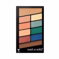 wet n wild Color Icon 10 Pan Palette ombre à paupière 8,5 g 763D Stop Playing Safe Mat, Brillant