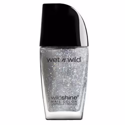 wet n wild Wild Shine Nail Color, 12,3 ml, Argent, Kaleidoscope, 471B, Coloration, Colle pailletée