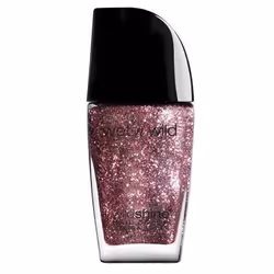 wet n wild Wild Shine Nail Color, 12,3 ml, Violet, Sparked, 480C, Coloration, Colle pailletée