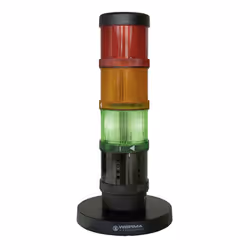 Werma 649.000.10, Vert, Rouge, Jaune, 50000 h, Polycarbonate (PC), 10 - 35 °C, IP20, 230 V