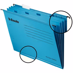 Esselte 93135, Carton, Bleu, 390 mm, 245 mm, 2 mm, 140 g