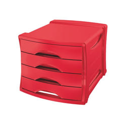 Esselte Vivida Boîte à archives Polystyrène Rouge