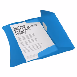 Esselte 624040 fichier Polypropylène (PP) Bleu A4