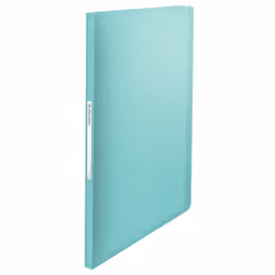 Esselte Album Pres Col Ice Pp 40p Bleu, Porte-dossiers, A4, Polypropylène (PP), Bleu, Portrait, 80 feuilles