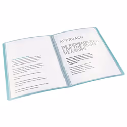 Esselte Portalistino Colour'Ice Bleu A4