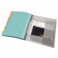 Esselte 626256 intercalaire de classement Onglet avec index vierge Polypropylène (PP) Multicolore