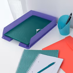 Esselte 628454 bac de rangement de bureau Polystyrène Lavande