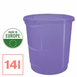 Esselte 628462 poubelle Rond Polystyrène Lavande