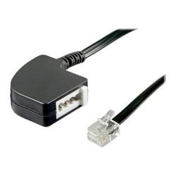 Goobay RJ-11/TAE F Adapter Noir