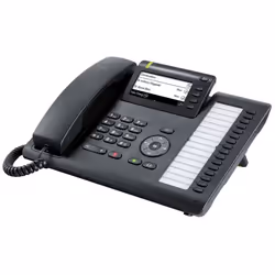 Unify OpenScape CP400, Téléphone IP, Noir, Combiné filaire, linux, 1000 entrées, Boutons