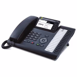 Unify OpenScape DeskPhone CP400T, Téléphone IP, Noir, Combiné filaire, Bureau, TFT, 9,4 cm (3.7")