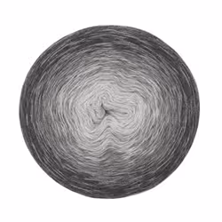 Rico Design Creative Wool Dégradé, Gris, Laine, 800 m, 200 g