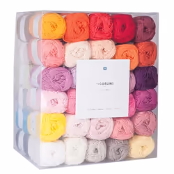 Fils coton à crocheter Rico Ricorumi - RICO DESIGN - 60 couleurs - Blanc - 25g - 575m