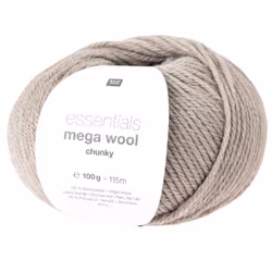 Rico Design 383235.002, Aran, Naturel, Polyacrylique/Laine, 115 m, 30 °C, 100 g