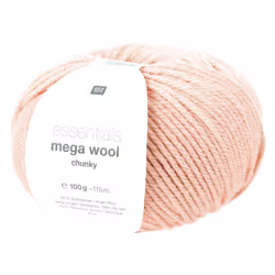 Rico Design 383235.003, Aran, Beige, Polyacrylique/Laine, 115 m, 30 °C, 100 g