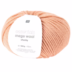 Rico Design 383235.004, Aran, Orange, Polyacrylique/Laine, 115 m, 30 °C, 100 g