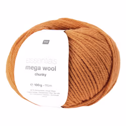 Rico Design 383235.005, Aran, Orange, Polyacrylique/Laine, 115 m, 30 °C, 100 g