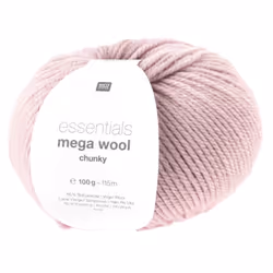 Rico Design 383235.007, Aran, Rose, Polyacrylique/Laine, 115 m, 30 °C, 100 g