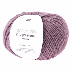 Rico Design 383235.008, Aran, Violet, Polyacrylique/Laine, 115 m, 30 °C, 100 g