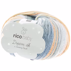 Rico Design Baby Dream dk, Bébé, Multicolore, 115 m, 3.5 - 4, 30 °C, 50 g