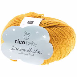 Rico Design Baby Dream dk uni - A Luxury Touch, Bébé, Léger, Orange, Acrylique/Polyamide, 115 m, 30 °C