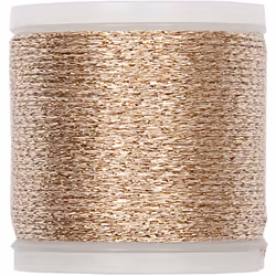 Rico Design Sticktwist Metallic Nr. 20, Or, Polyester/polyamide, 50 m, Allemagne