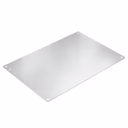 Weidmüller KTB MOPL 4848 S2N, Plaque de montage, Argent, Acier inoxydable, 419 mm, 1,5 mm, 425 mm