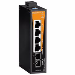 Weidmüller IE-SW-BL05-4TX-1SC, Non-géré, Fast Ethernet (10/100), Full duplex, Grille de montage